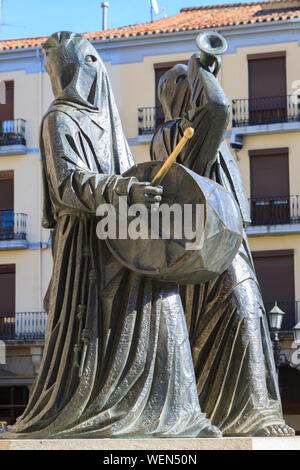 Zamora, Spanien, 9,2013; Denkmal für die nazarener in der Kirche von San Juan Stockfoto