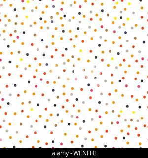 Nahtlose Muster. Multi-farbige Kreise auf weißem Hintergrund. Textur. Vektor Stock Vektor