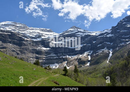 Les Diablerets ist ein Dorf in der Schweiz Stockfoto