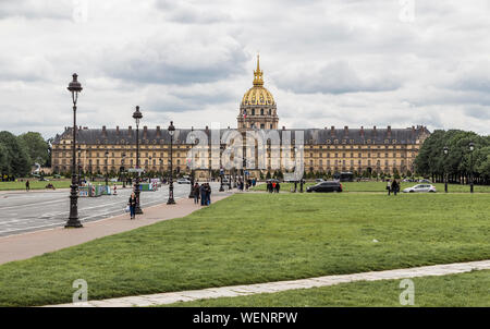 PARIS, Frankreich, 15. Mai 2016: Die nationale Residenz der Invaliden. Paris. Frankreich Stockfoto