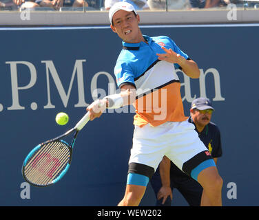 New York Flushing Meadows US Open 2019 Kei Nishikori (JPN) in der dritten Runde Foto Anne Parker International Sport Fotos Ltd/Alamy leben Nachrichten Stockfoto