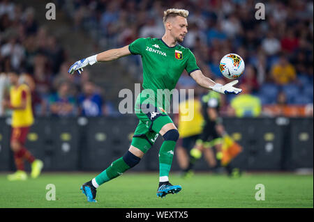 Ionut Andrei Radu von Genua FC während der Serie ein Match zwischen AS Roma und Genua FC am Stadio Olimpico, Rom, Italien Am 25. August 2019 Stockfoto