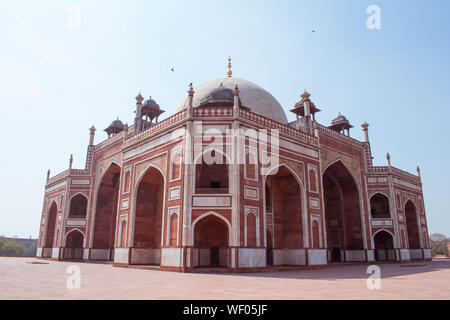 Humayun Grabmal, das von der Mughal in Indien gebaut wurde Stockfoto