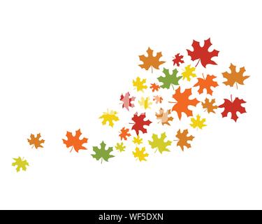 Maple Leaf Vector Illustration Design Template Stock Vektor