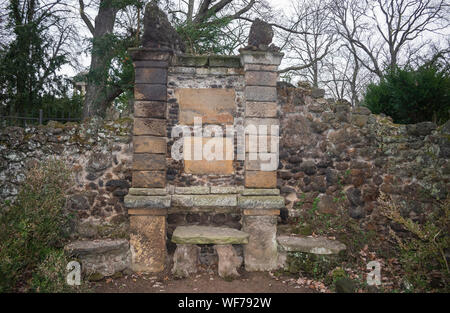 Die eremitage (Einsiedelei) Memorial von worlitzer Park, Deutschland. Stockfoto