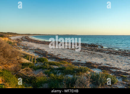 Moonta Bay Beach auf der Yorke Peninsula in South Australia, Australien Stockfoto