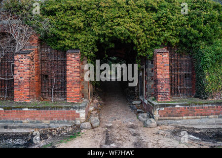 Blick auf den Garten Königreich Dessau-Worlitz. Stockfoto