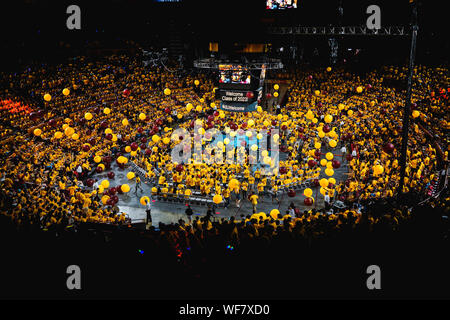 ASU-Neulinge bei Sun Devil Stadium willkommen. Stockfoto