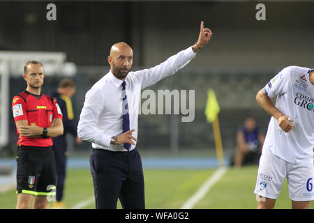 MISTER BUCCHI während Chievo Verona Vs Empoli, Verona, Italien, 30. August 2019, Fußball Italienische Fußball Serie B Männer Meisterschaft Stockfoto