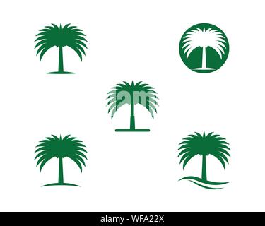 Datum Baum Symbol vektor Illustration logo Vorlage Stock Vektor