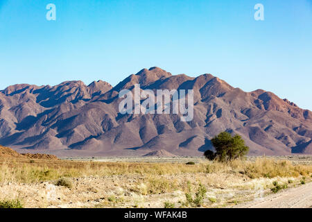 Karge Landschaft in der Nähe von Spreetshoogte Pass, Namibia Stockfoto