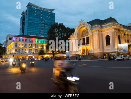 Opernhaus Saigon, Ho Chi Minh, Vietnam. Stockfoto