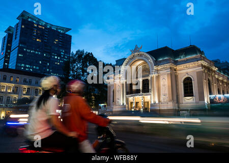 Opernhaus Saigon, Ho Chi Minh, Vietnam. Stockfoto