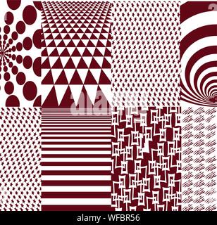 Geometrische Linien Muster Hintergrund design Stockfoto