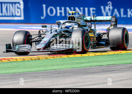 Spa, Belgien. 31 Aug, 2019. SPA - FIA Formel 1 Grand Prix von Belgien, Fußball, FIA Formel 1-Rennstrecke von Spa-Francorchamps, 31-08-2019, Kredit: Pro Schüsse/Alamy leben Nachrichten Stockfoto