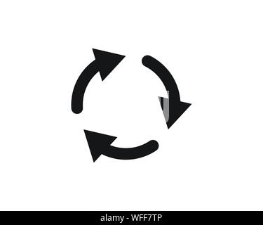 Recycling Symbole Vector Illustration Design Template Stock Vektor