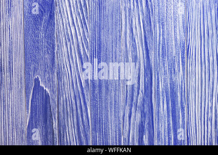 Holz- gestreifte Oberfläche der blauen Farbe, Textur oder Hintergrund. Vintage blau Holz Hintergrund Stockfoto