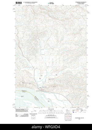 USGS Topo Karte Staat Washington WA Skamokawa 20110914 TM Wiederherstellung Stockfoto