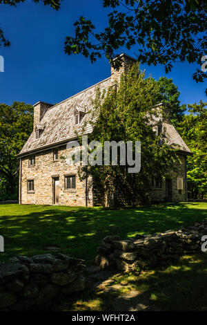 Henry Whitfield Haus Guilford, Connecticut, USA Stockfoto