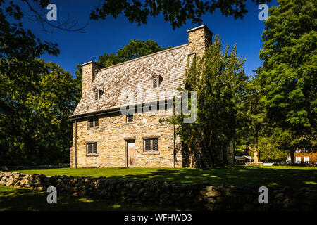 Henry Whitfield Haus Guilford, Connecticut, USA Stockfoto