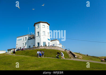 Die Great Orme Gipfel Komplex einmal im Besitz von Boxer Randolph Turpin auf der Oberseite des Great Orme Llandudno Wales Stockfoto