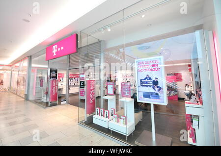 T-Mobile Handy shop in Berlin Deutschland Stockfoto