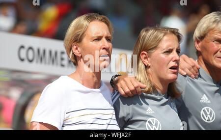 Kassel, Deutschland. 31 Aug, 2019. firo: 2019/2020 31.08.2019 Fußball, Frauen, Damen. Em-Qualifikation, Nationalmannschaft Deutschland - Montenegro Trainer Martina Voss-Tecklenburg | Verwendung der weltweiten Kredit: dpa/Alamy leben Nachrichten Stockfoto