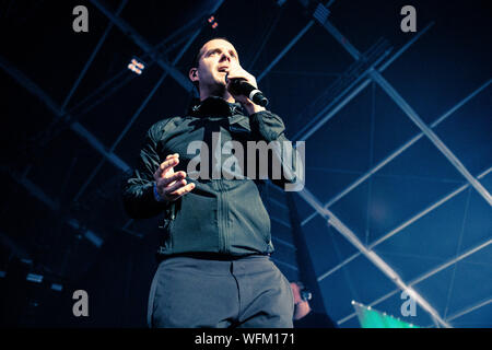 Biddinghuizen, Niederlande, 16. August 2019 Mike Skinner der Straßen führt Live at Lowlands Festival 2019 © Roberto Finizio / alamy Stockfoto