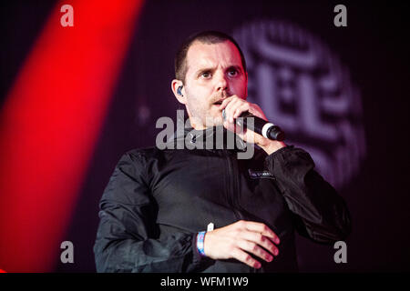 Biddinghuizen, Niederlande, 16. August 2019 Mike Skinner der Straßen führt Live at Lowlands Festival 2019 © Roberto Finizio / alamy Stockfoto