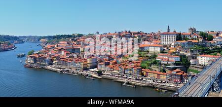 Porto, Portugal - 19. Mai 2018: Historisches Zentrum von Porto in Portugal. Stockfoto