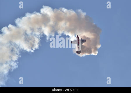 Extra 330SC wenig Gransden Airshow 2019 Stockfoto