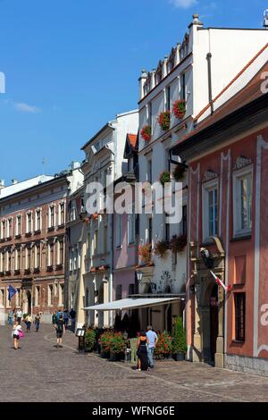 Polen, voïvodie Kleinpolen, Krakau, Stare Miasto Bezirk, Weltkulturerbe, Altstadt, Ulica, Canoin Kanonicza Straße Stockfoto