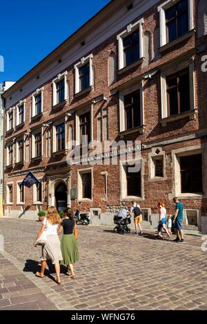 Polen, voïvodie Kleinpolen, Krakau, Stare Miasto Bezirk, Weltkulturerbe, Altstadt, Ulica, Canoin Kanonicza Straße Stockfoto