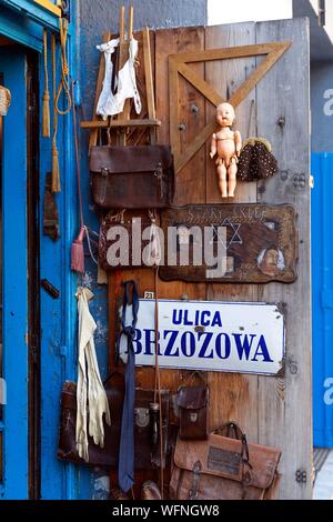 Polen, voïvodie Kleinpolen, Krakau und Kazimierz Kazimierz, dem Jüdischen Viertel, Possen Stockfoto