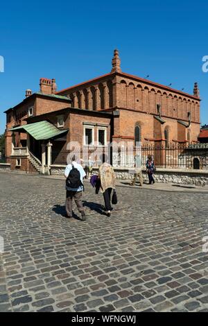 Polen, voïvodie Kleinpolen, Krakau und Kazimierz Kazimierz, dem Jüdischen Viertel, Stara Synagoga, die Alte Synagoge Stockfoto