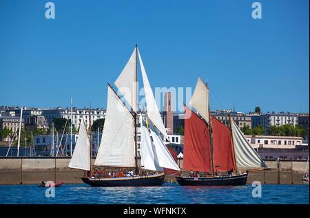 Frankreich, Finistere, Brest, LYS SCHWARZ - Frankreich - International Maritime Festival Brest 2016 Stockfoto