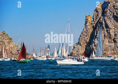 Frankreich, Finistere, Brest, Brest Ambiente - Große Parade in Douarnenez - International Maritime Festival Brest 2016 Stockfoto