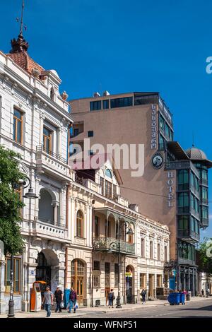 Georgien, Tiflis, Chugureti Bezirk, Davit Aghmashenebeli Avenue Stockfoto