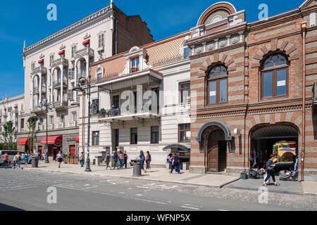 Georgien, Tiflis, Chugureti Bezirk, Davit Aghmashenebeli Avenue Stockfoto