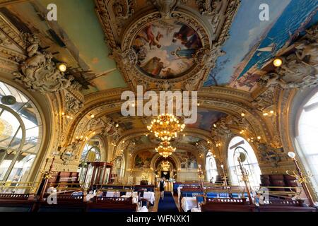 Frankreich, Bahnhof Gare de Lyon, Le Train Bleu Restaurant Stockfoto