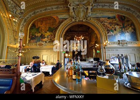 Frankreich, Bahnhof Gare de Lyon, Le Train Bleu Restaurant Stockfoto