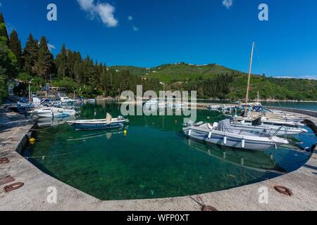 Griechenland, Ionische Inseln, Corfu, Kouloura Stockfoto