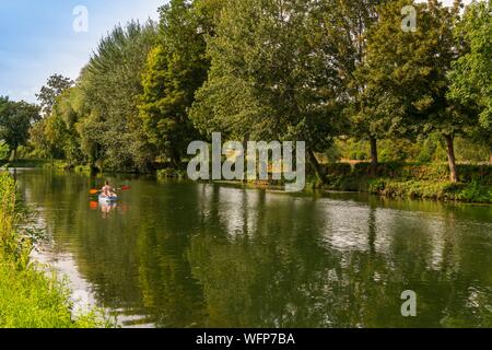 Frankreich, Somme, Tal der Somme, Lange, die Ufer der Somme entlang des Flusses Stockfoto