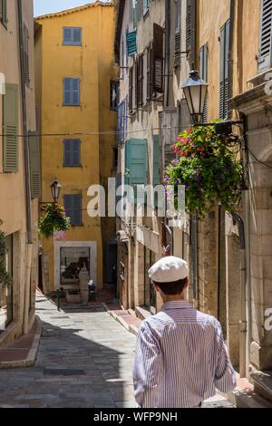 Frankreich, Alpes Maritimes, Grasse, Straße des Oratoriums Stockfoto