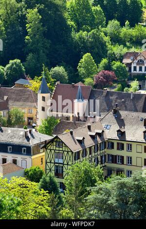 Frankreich, Haut Rhin, Sainte Marie aux Mines, Auguste Keufer, ehemaligen Herrenhaus aus den Minen des 16. Jahrhunderts Stockfoto