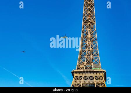 Frankreich, Paris, Bereich Weltkulturerbe der UNESCO, der Eiffelturm Stockfoto