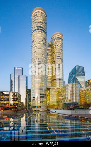 Frankreich, Hauts de Seine, La Defense, Parvis oder der Esplanade Stockfoto