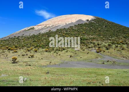 Italien, Sizilien, Liparische Inseln, ein UNESCO Weltkulturerbe, Vulcano Island, den Krater Flanken des Vulkans della Fossa Stockfoto