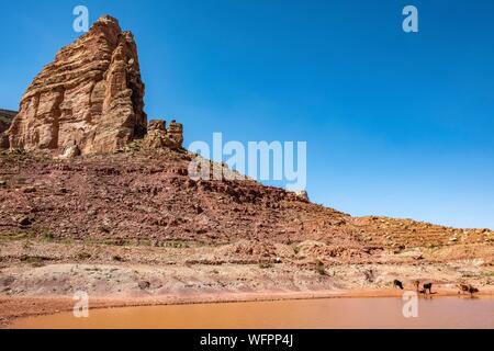 Äthiopien Tigray regionalen staatlichen, Gheralta, Landschaft Stockfoto