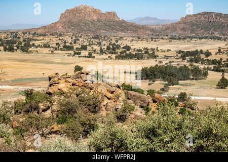 Äthiopien Tigray regionalen staatlichen, Gheralta, Landschaft Stockfoto